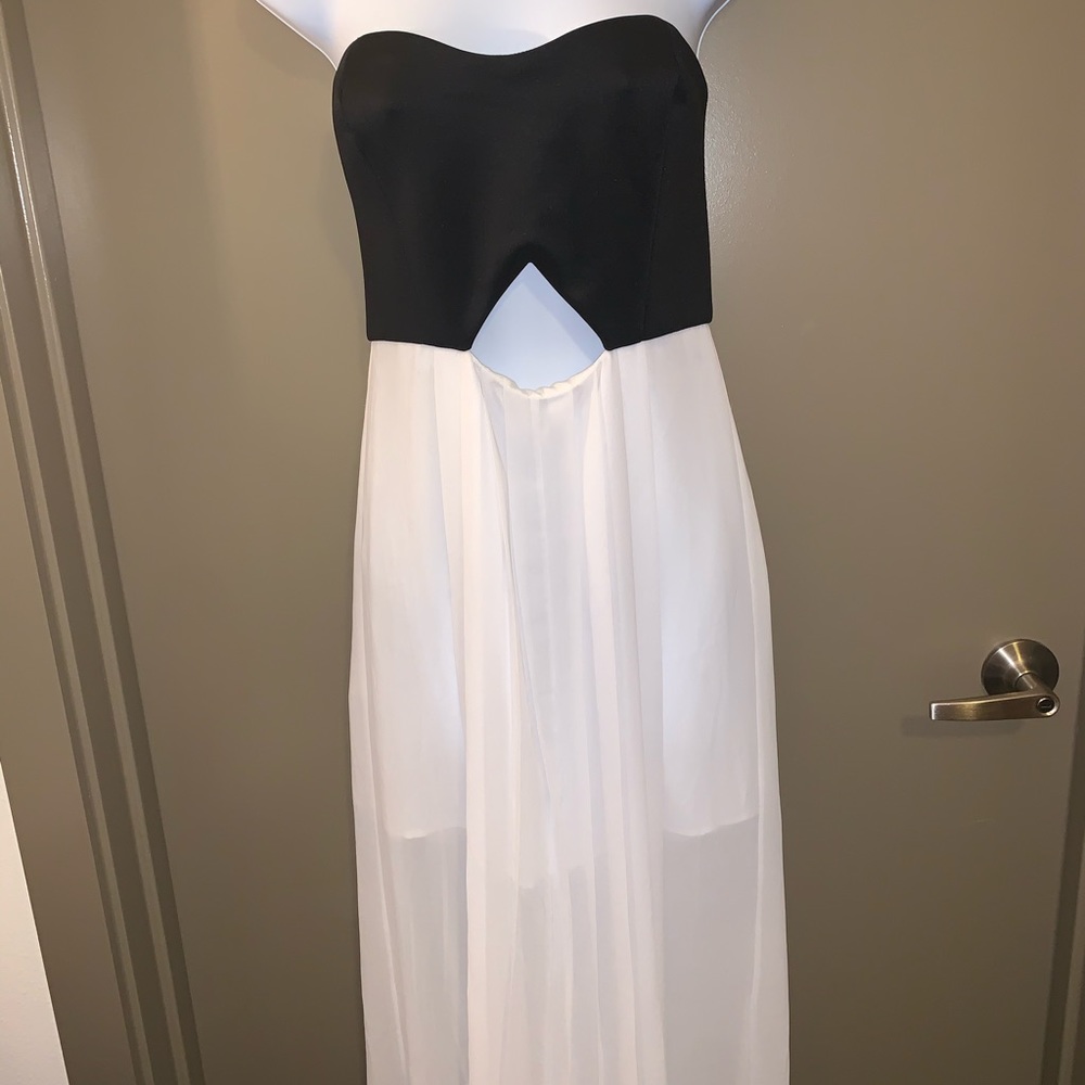 Unique cut out maxi dress